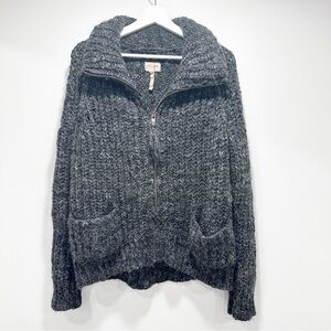 Wilfred Charcoal Wool & Alpaka Knit Sweater Size M